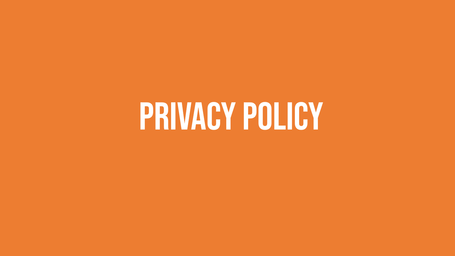 Privacy Policy - Testing Chief